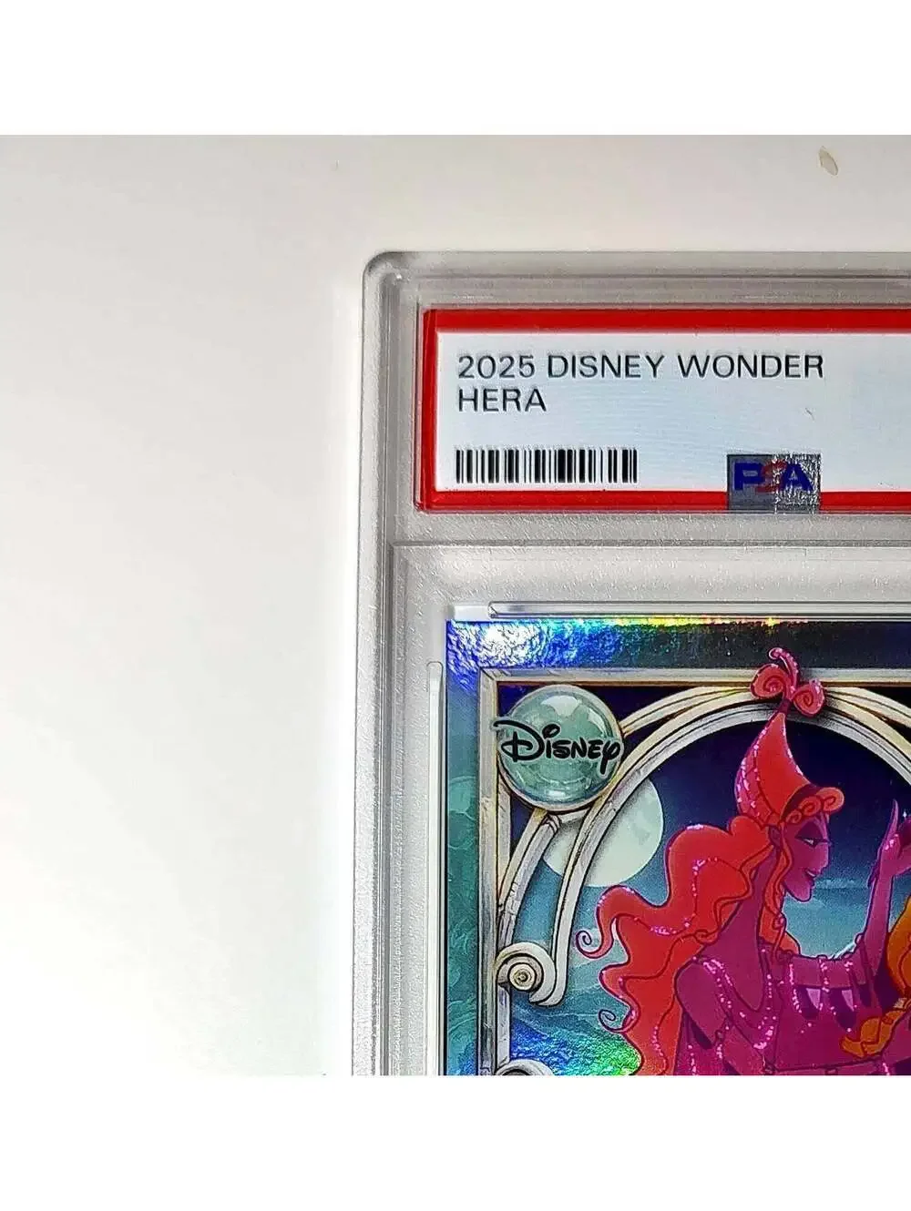 Hera 2025 Topps Disney Wonder #135 Diamond Card Hercules PSA 7
